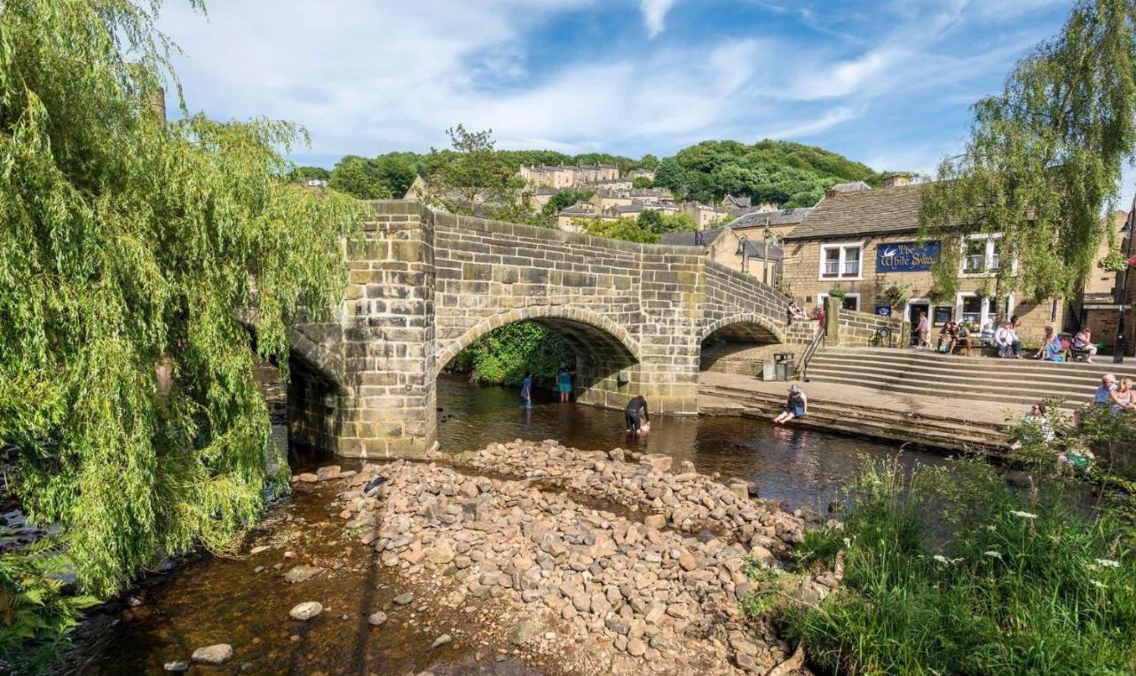 Nutclough Cottage - Log Fire And Valley View - Sleeps 2 هيبدين بريدج المظهر الخارجي الصورة