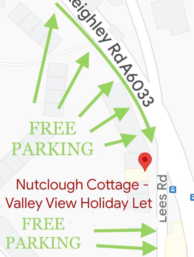 Nutclough Cottage - Log Fire And Valley View - Sleeps 2 هيبدين بريدج المظهر الخارجي الصورة