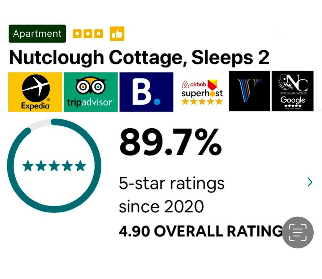 Nutclough Cottage - Log Fire And Valley View - Sleeps 2 هيبدين بريدج المظهر الخارجي الصورة